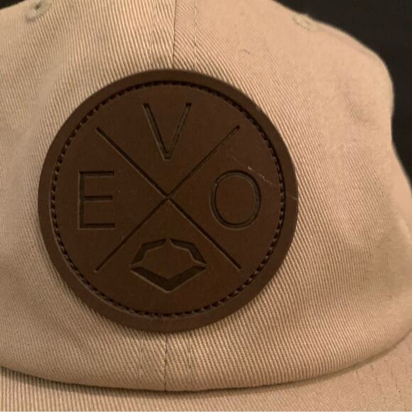 EVOSHIELD Adjustable Tan Cap Brown EVO Emblem Outdoors 100% Cotton One Size - Picture 3 of 11